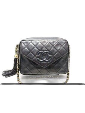 Chanel Quilted Leather Chain Shoulder Bag